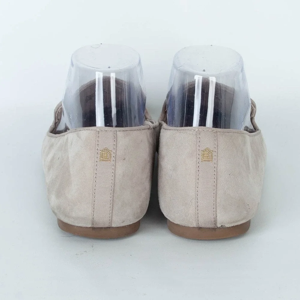 Birdies The Starling Suede Loafers Flats Beige Slip On‎ Size 9 Preppy Comfort